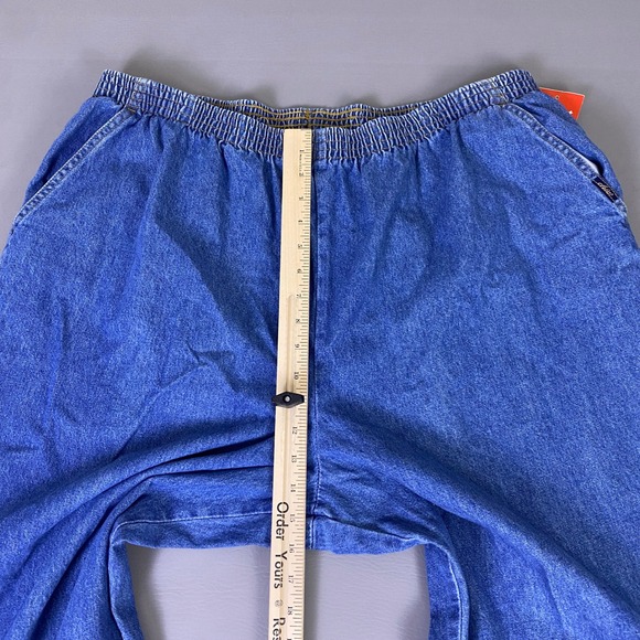 Chic Pull On Jeans Women's Plus Size 26W Elastic Waist  Blue Denim New w/ Flaw - Picture 6 of 13